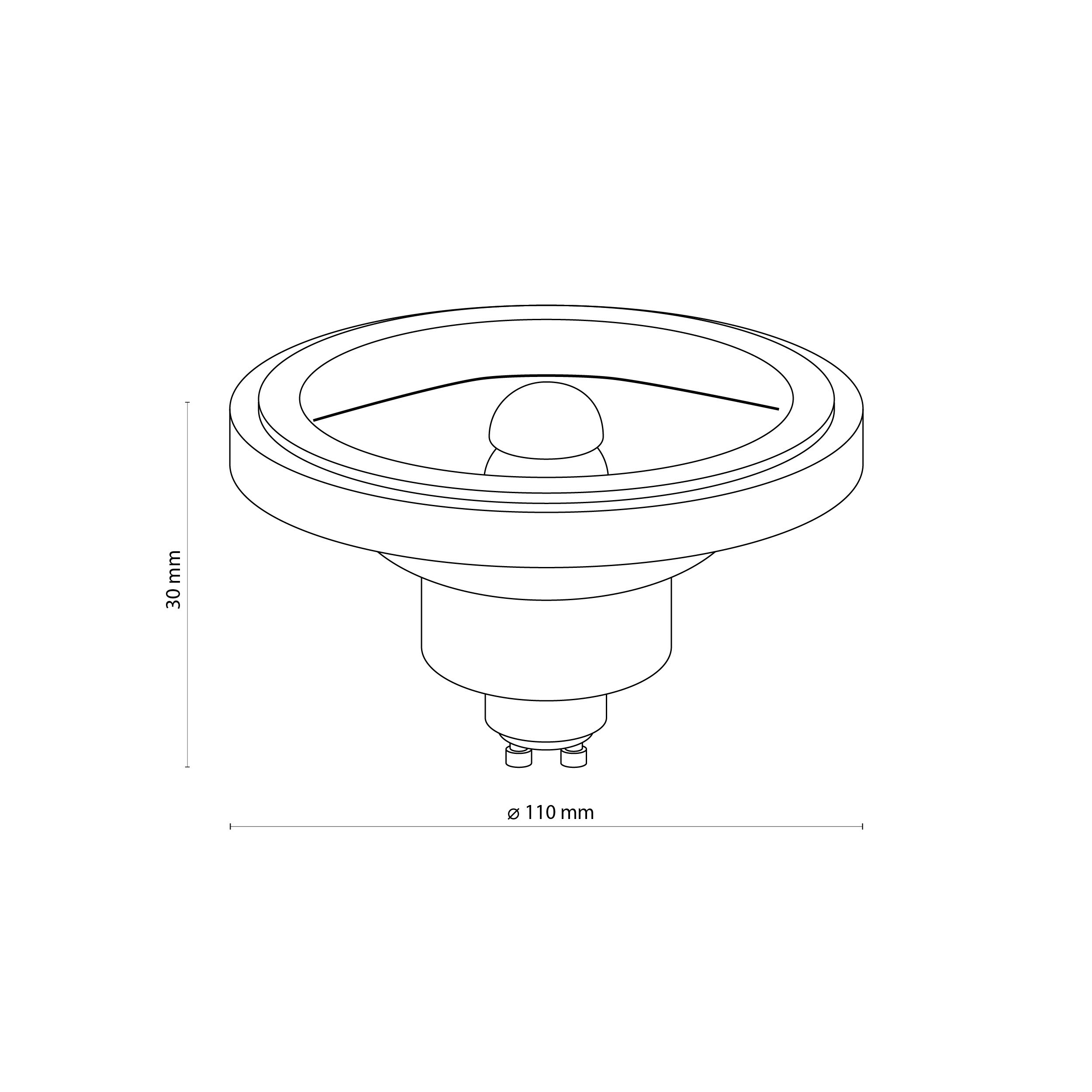 ŻARÓWKA LED ES111 GU10 230V 11 W 4000K - obrazek 2