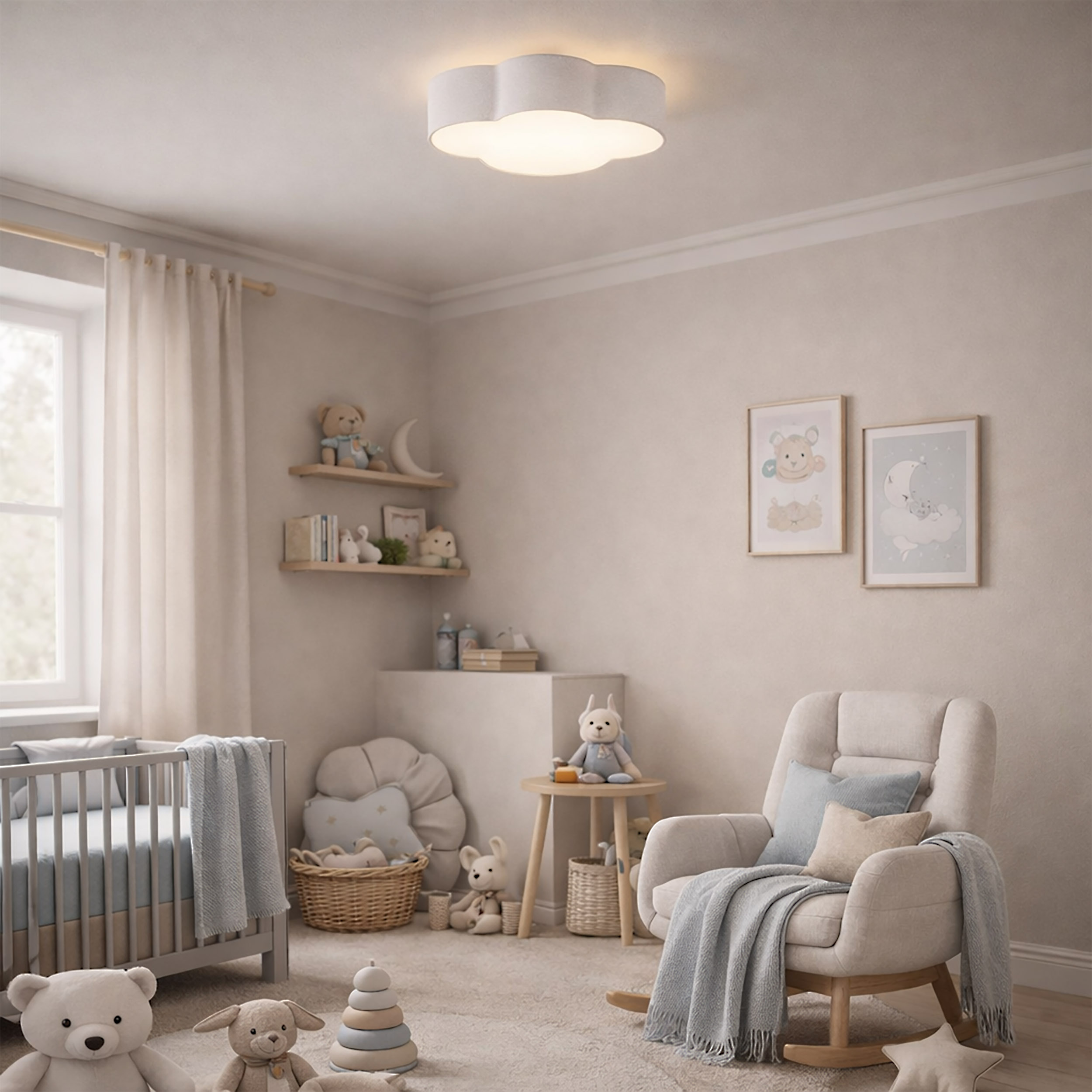 CLOUD WHITE LAMPA SUFITOWA MINI 2 - obrazek 2