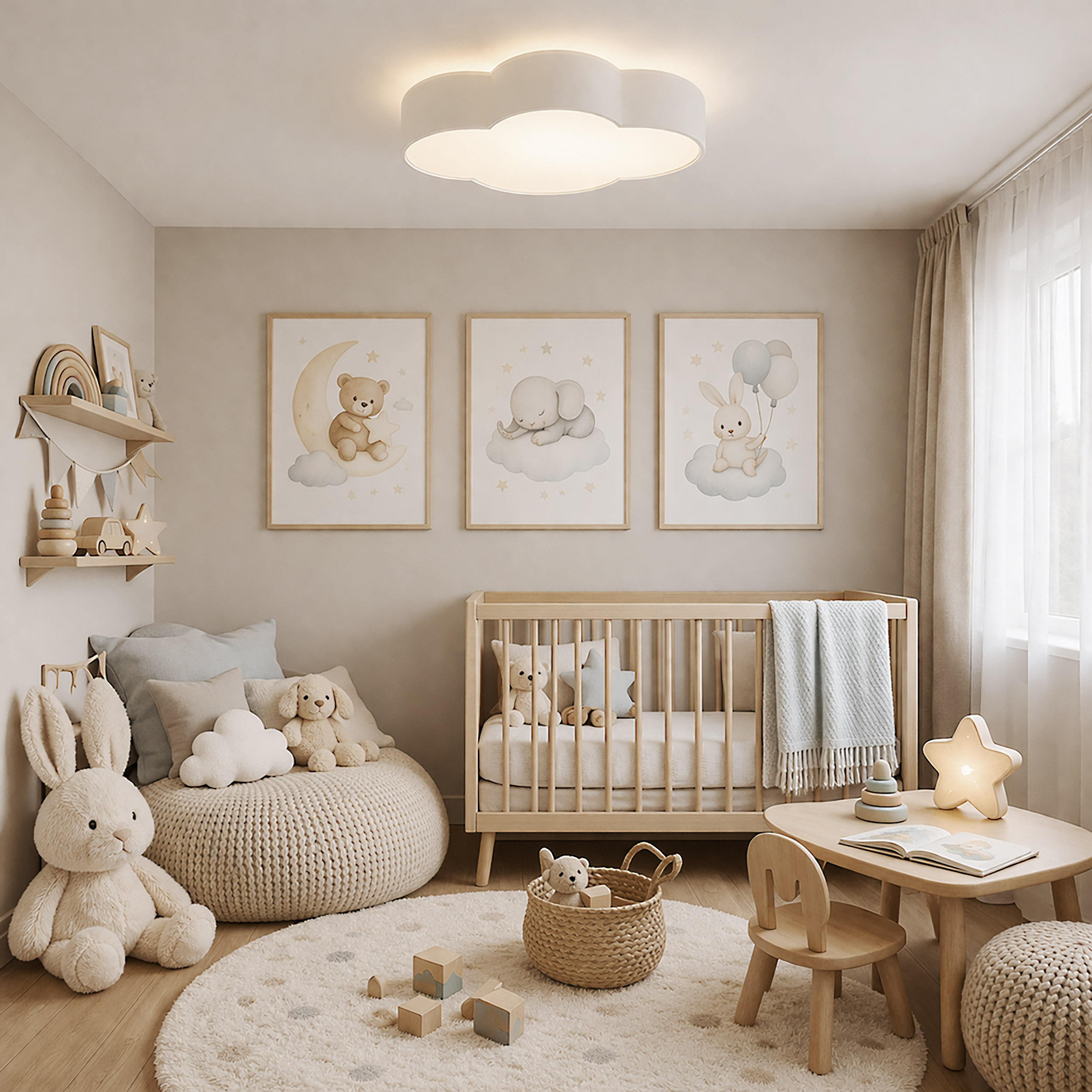 CLOUD WHITE LAMPA SUFITOWA MINI 2 - obrazek 4