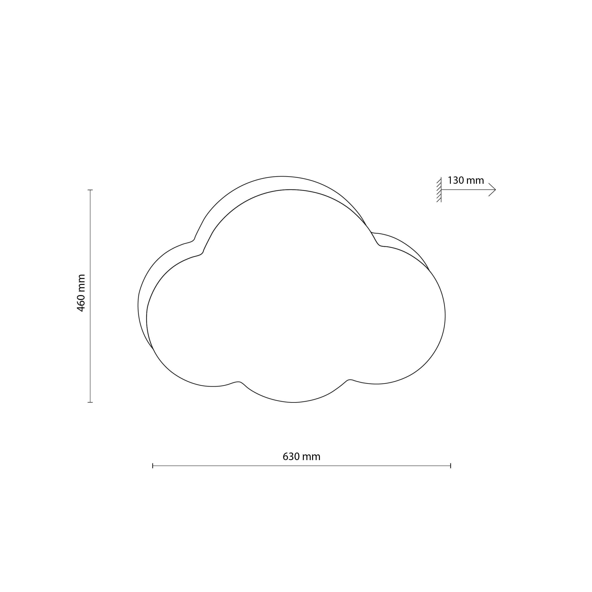 CLOUD WHITE LAMPA SUFITOWA MINI 2 - obrazek 8