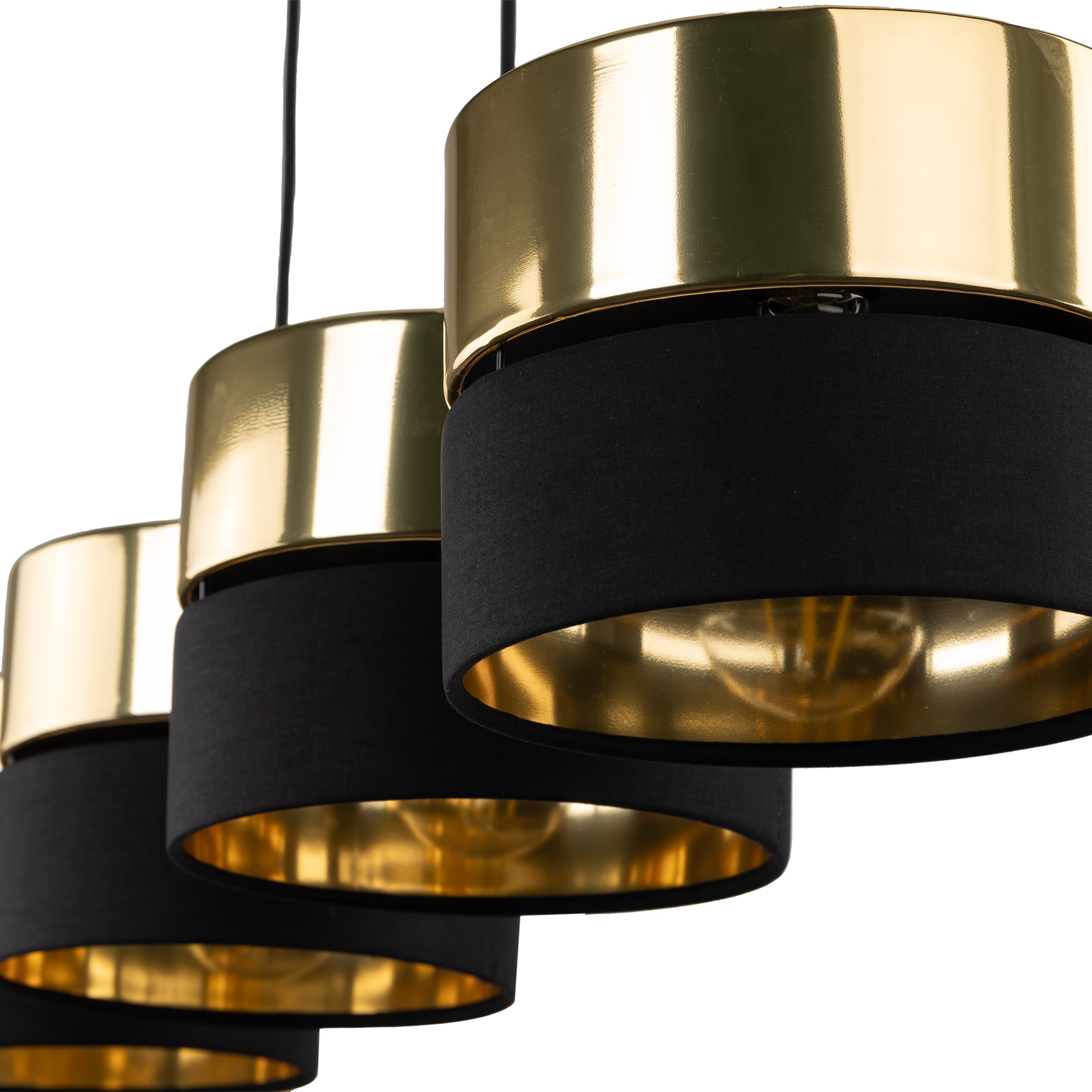 HILTON BLACK/GOLD LAMPA WISZĄCA 4 - obrazek 6