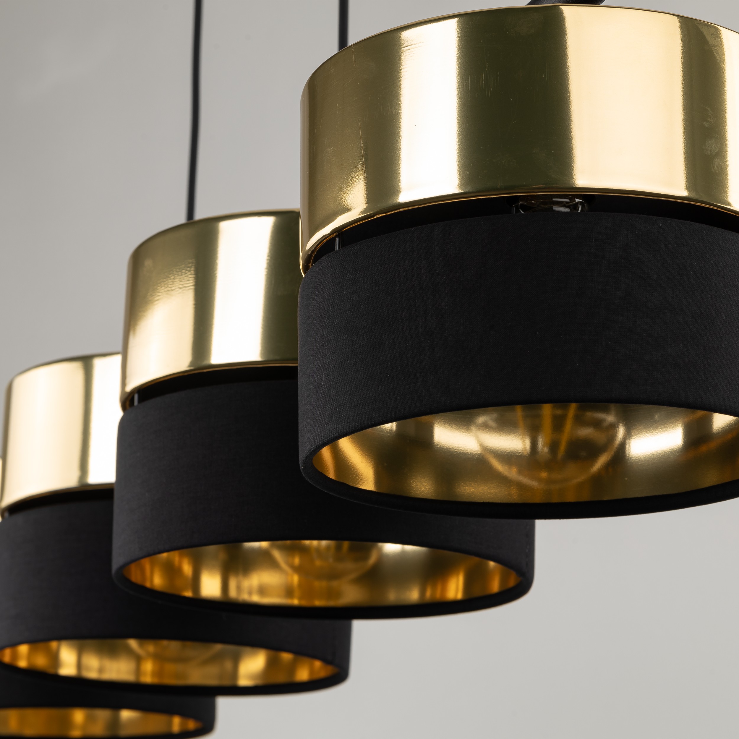 HILTON BLACK/GOLD LAMPA WISZĄCA 4 - obrazek 7