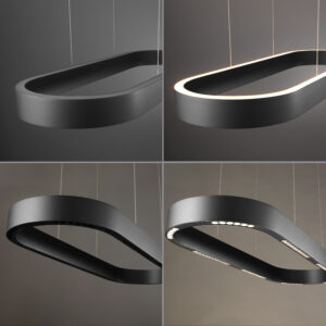 2688-18 Q-STRETTO LAMPA WISZĄCA CZARNA