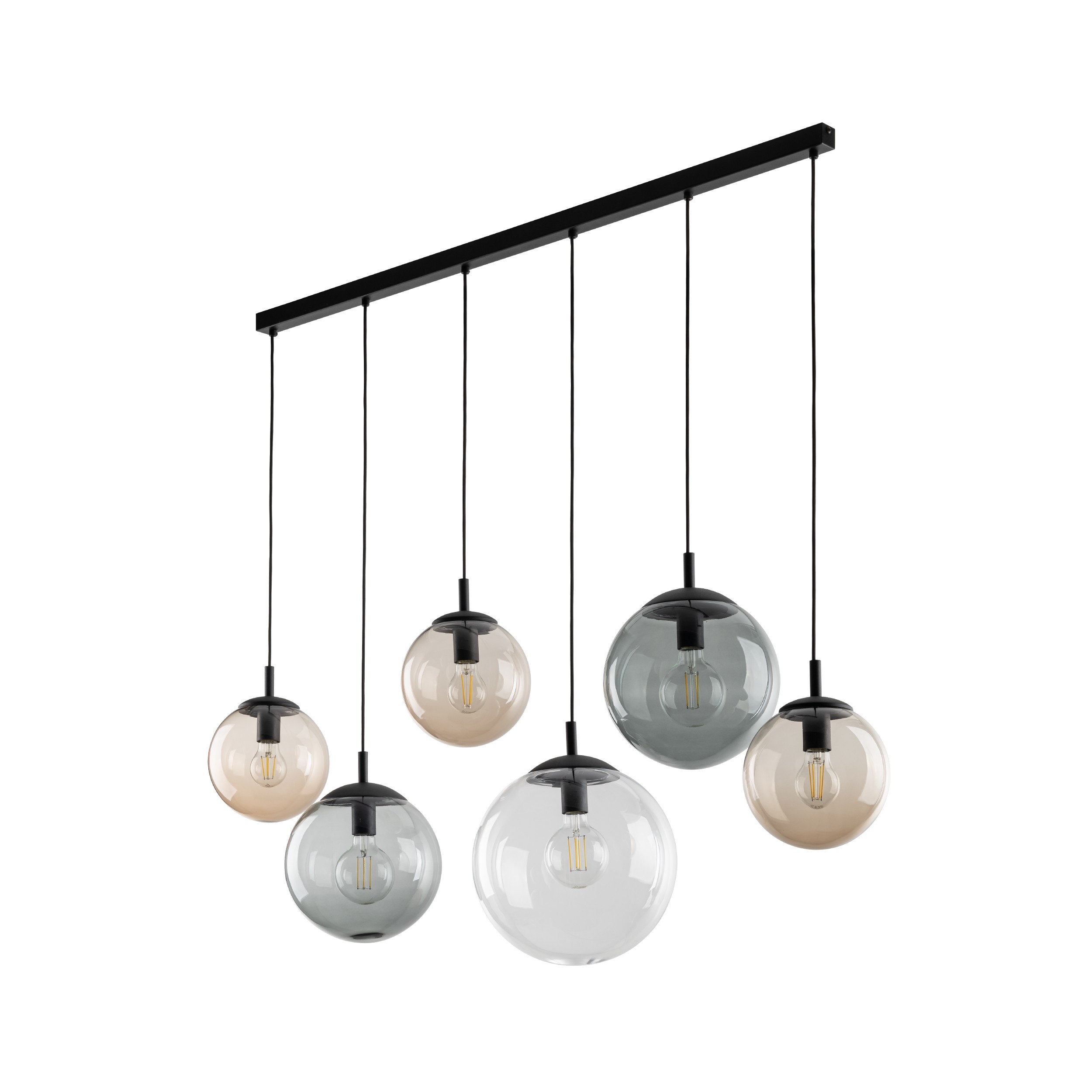 ESME MIX LAMPA WISZĄCA 6  LISTWA