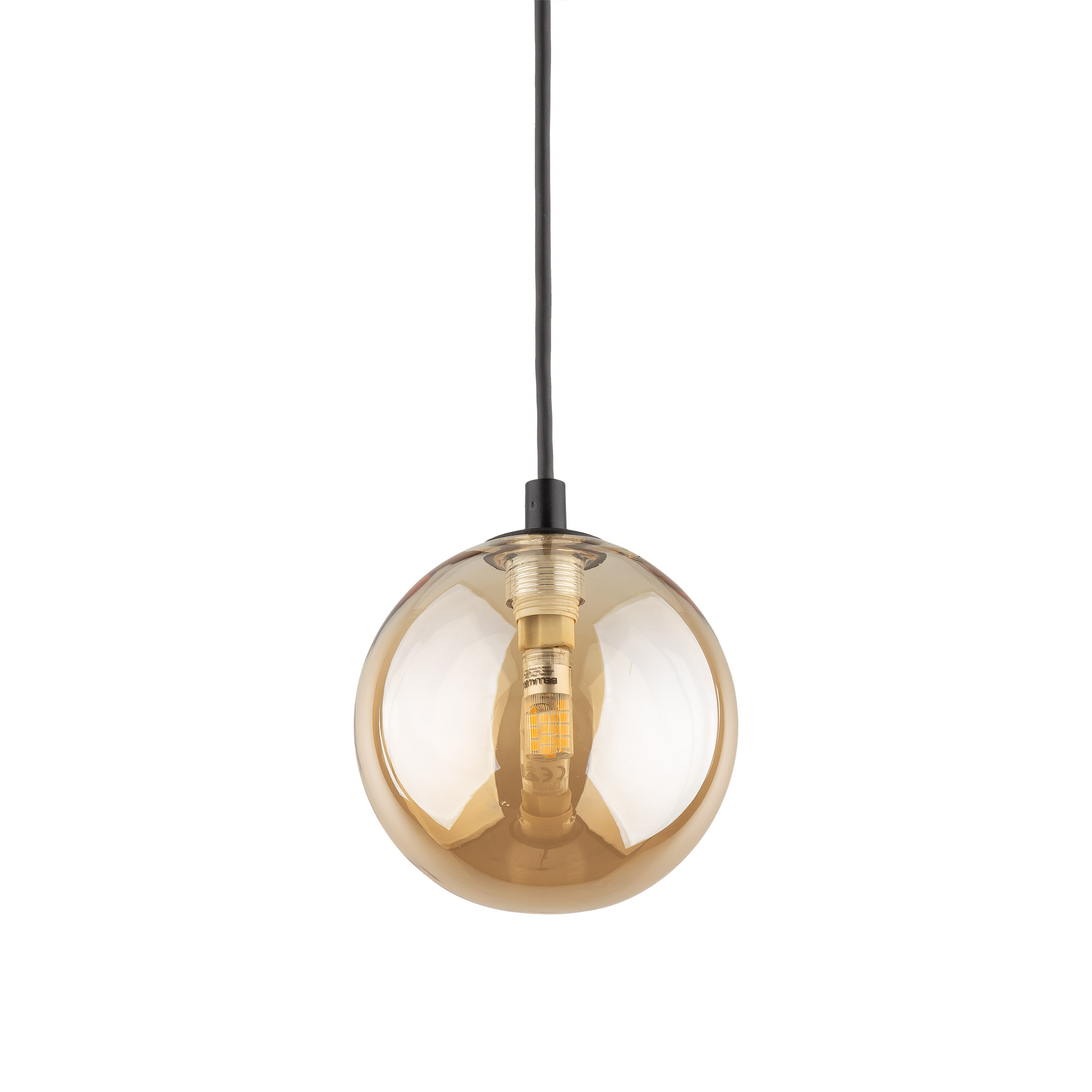 TRACER BLACK AMBER GLASS WISZĄCA 1 G9 - obrazek 2