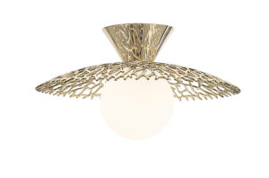 A0600-01C-F7AA NICOSIA LAMPA SUFITOWA ZŁOTA/FRENCH GOLD