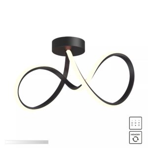 MX6347-1-3BT CLINT LAMPA SUFITOWA CZARNA/BLACK