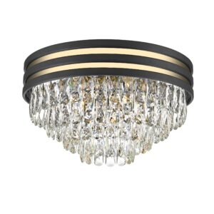 C0525-05A-P7D7 NAICA LAMPA SUFITOWA ZŁOTA&CZARNA/GOLD&BLACK