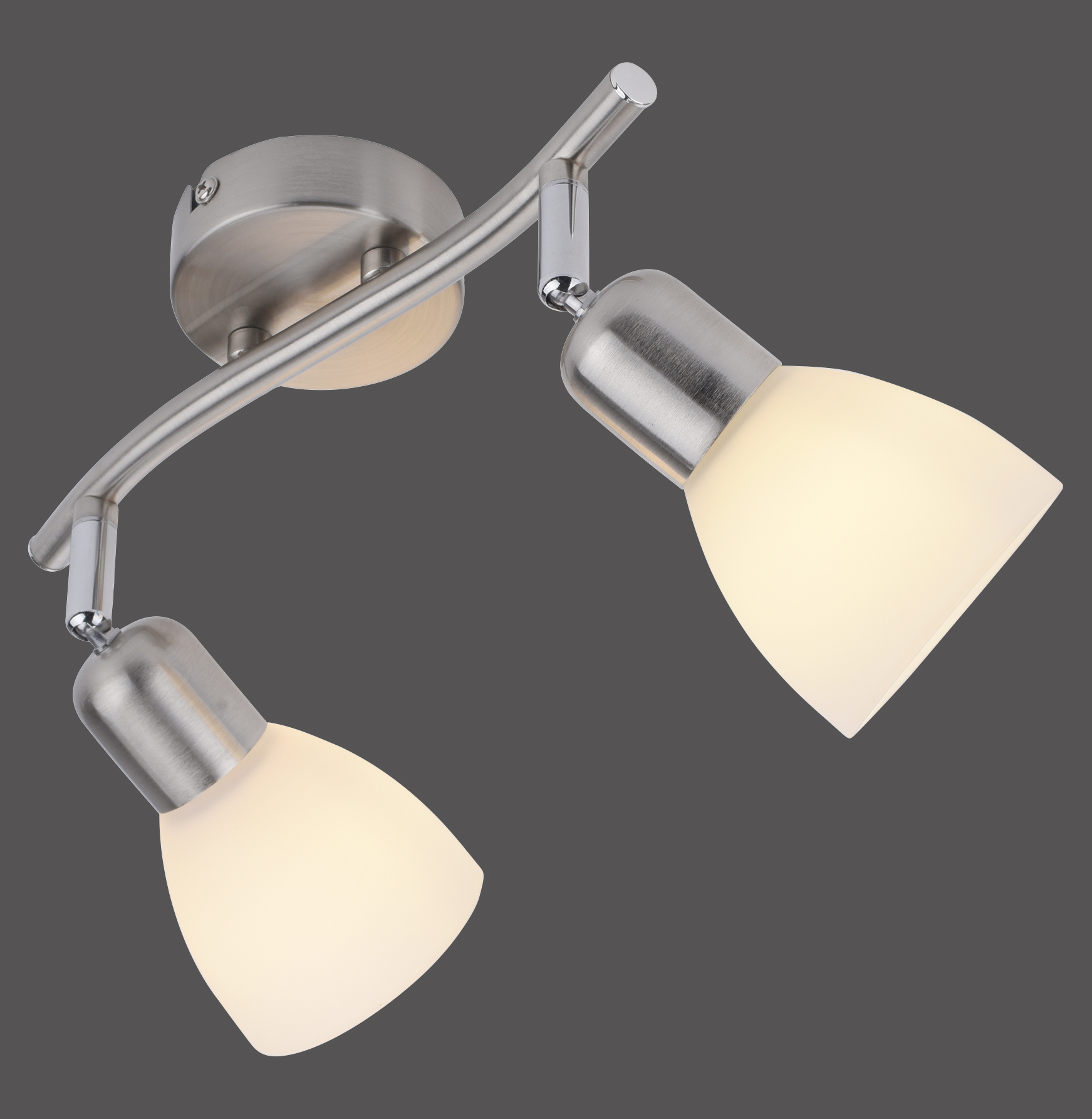 11952-55 KARO LAMPA SUFITOWA STALOWY