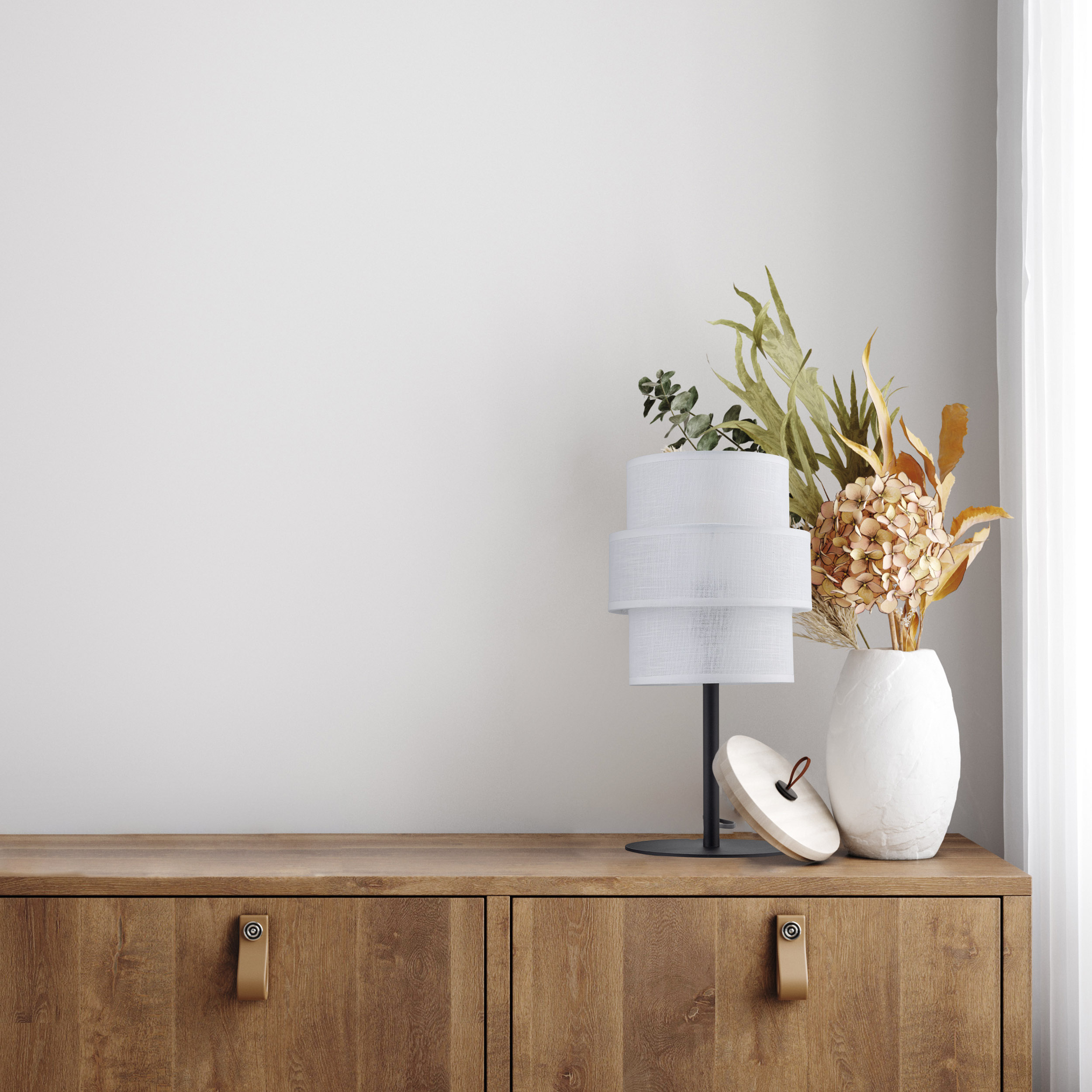 CALISTO WHITE LAMPKA NOCNA 1 - obrazek 2