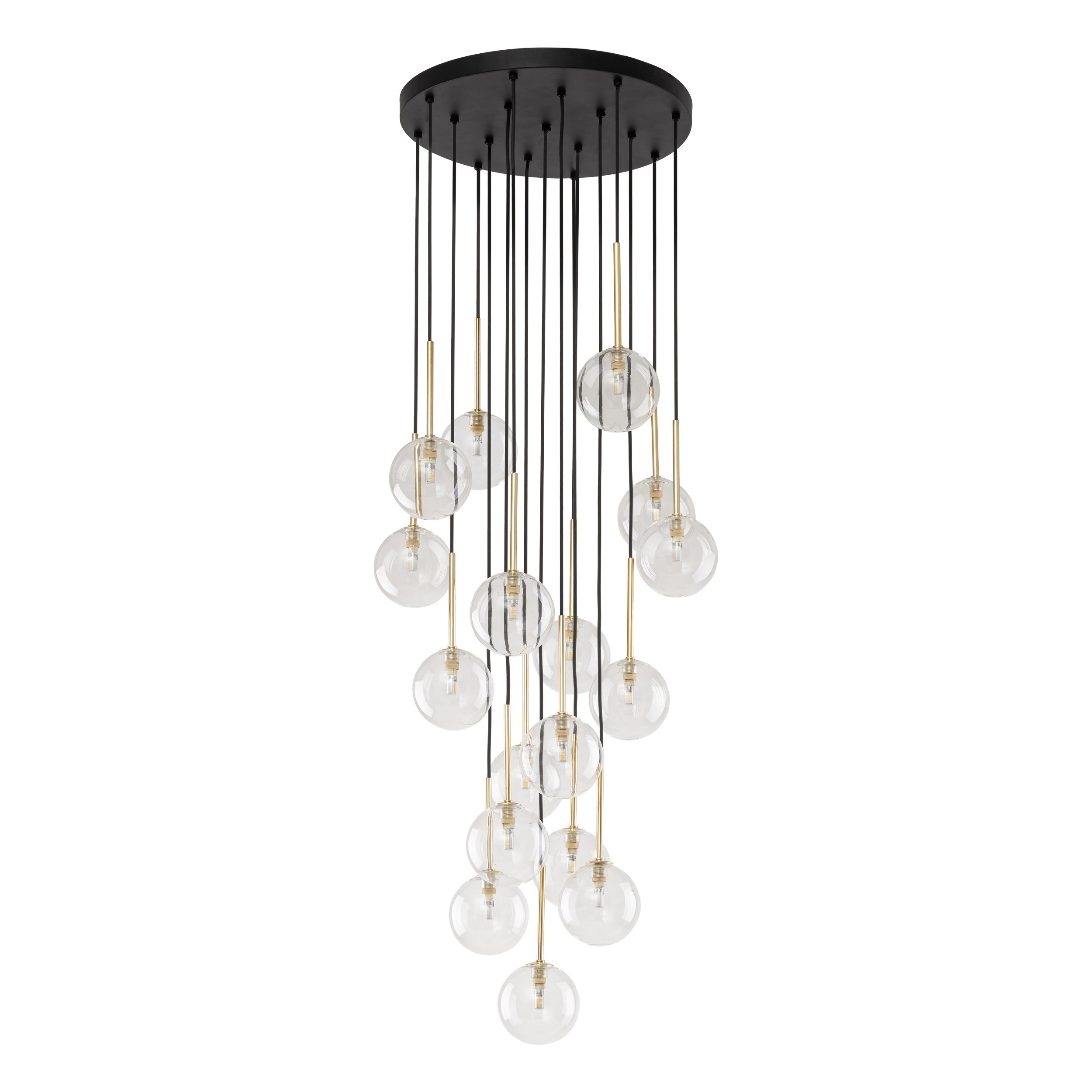 NILOS BLACK GOLD LAMPA WISZĄCA 17