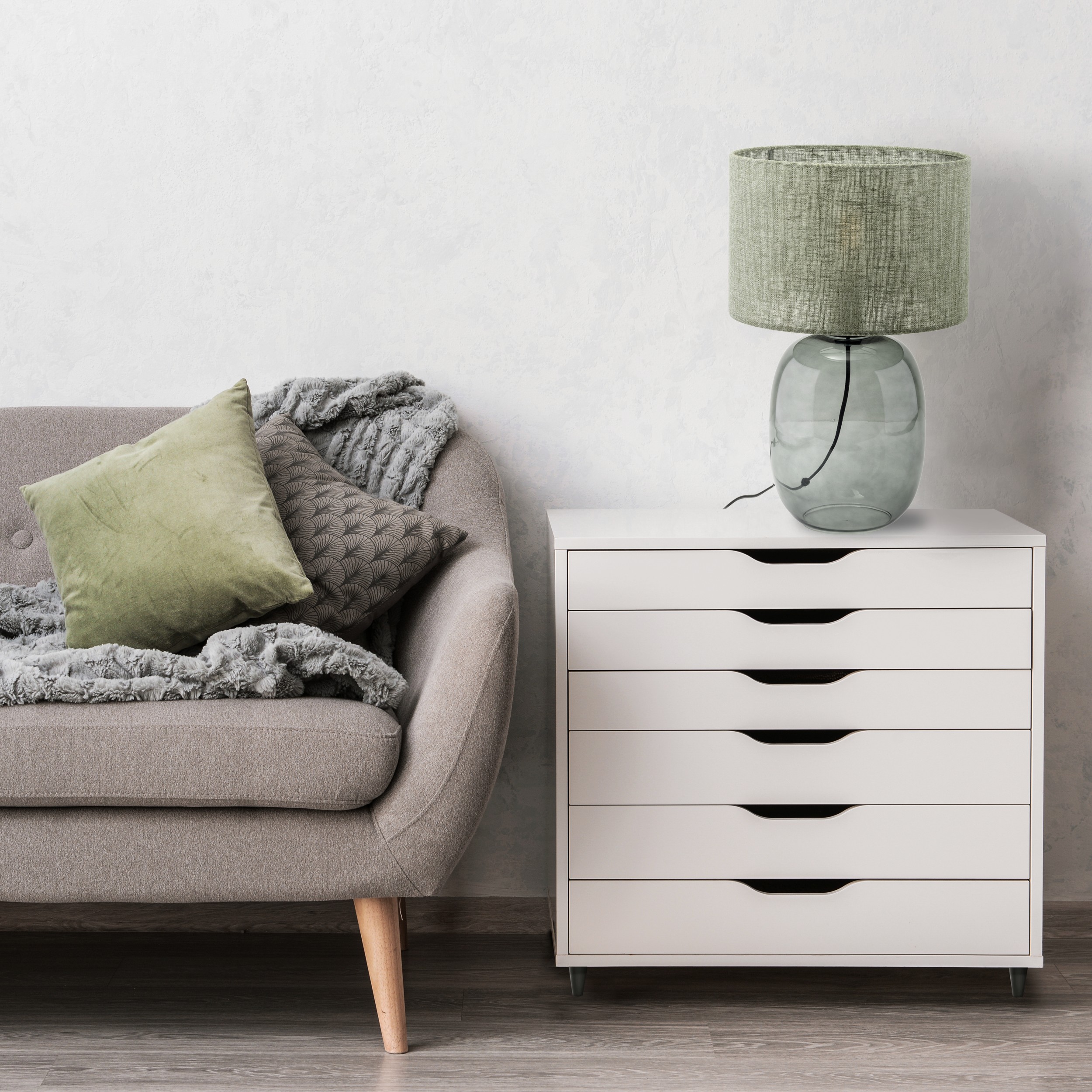 MELODY GRAPHITE GREEN LAMPKA NOCNA 1 - obrazek 2