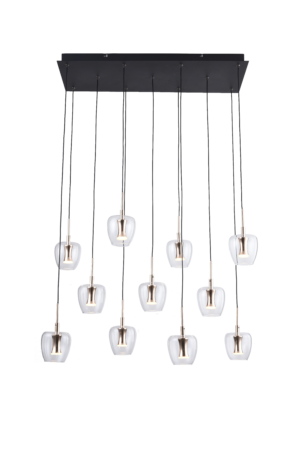 MD2291-11B-3BGT NELSON LAMPA WISZĄCA CZARNO-ZŁOTA/BLACK-GOLD