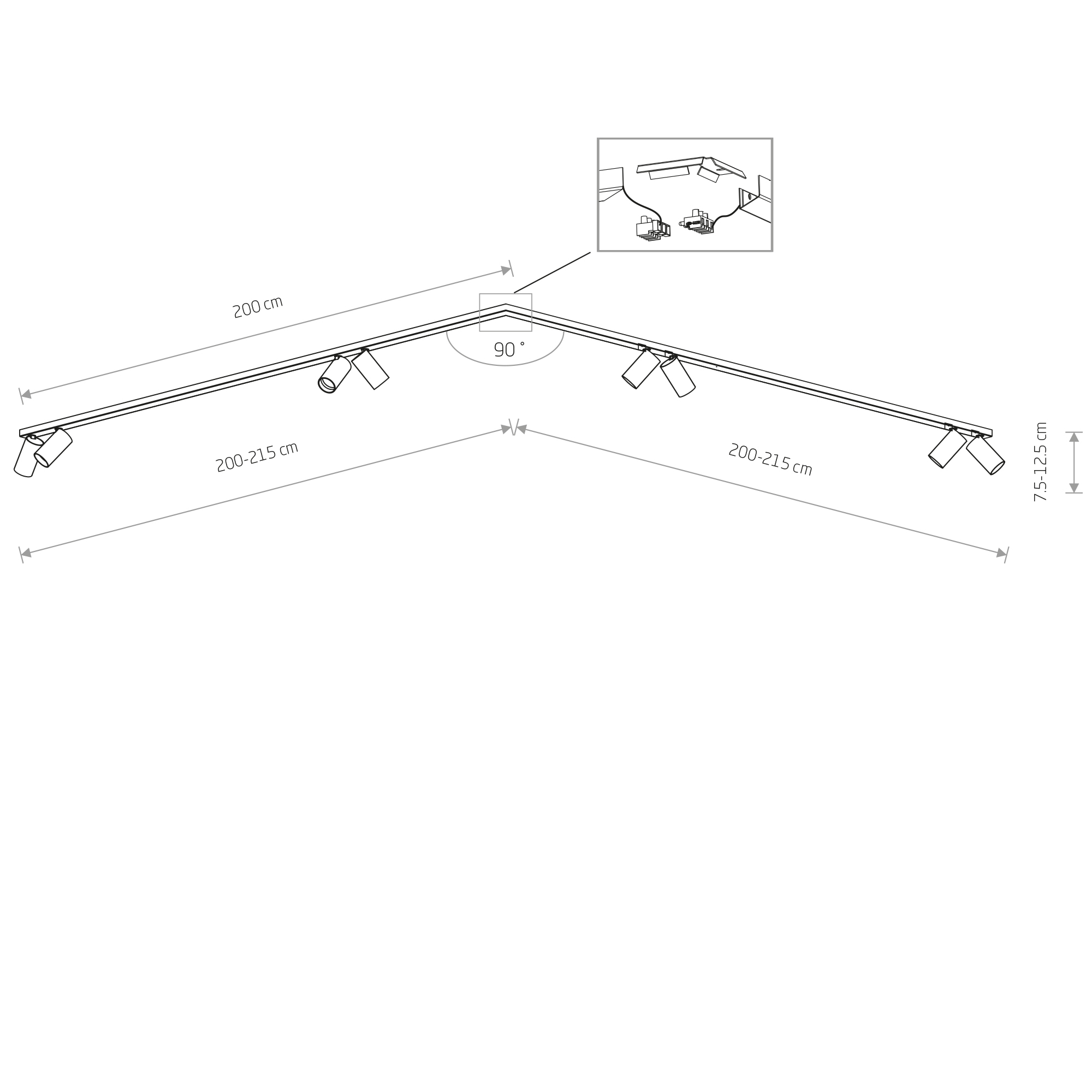 MONO CORNER 2x200 - obrazek 2