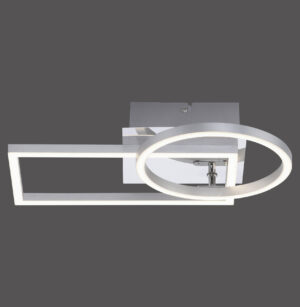 14031-55 IVEN LAMPA SUFITOWA STALOWY