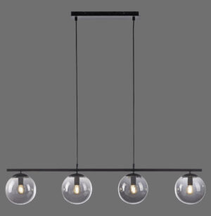 14604-18 BIG WIDOW LAMPA WISZĄCA CZARNY