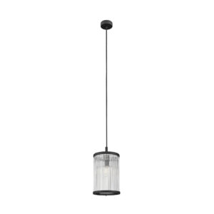 P0528-01F-P7AC SERGIO LAMPA WISZĄCA CZARNA/BLACK