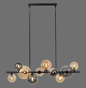 2583-18 POPSICLE LAMPA WISZĄCA SMOKY/BURSZTYN