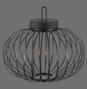 19304-18 AKUBA LAMPA STOŁOWA/ZEWNĘTRZNA BEZPRZEWODOWA CZARNY
