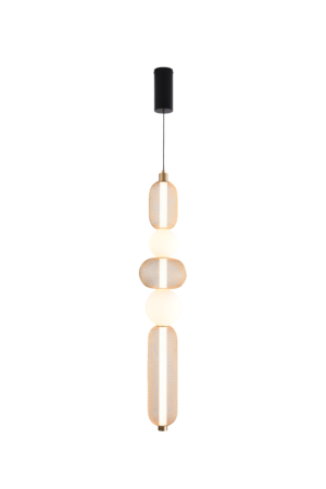 MD2596-5A-3BGT SARR LAMPA WISZĄCA CZARNY MAT+ZŁOTA/MATT BLACK+GOLD
