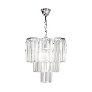 17106/3+1-CHR AMEDEO LAMPA WISZĄCA CHROM/CHROME