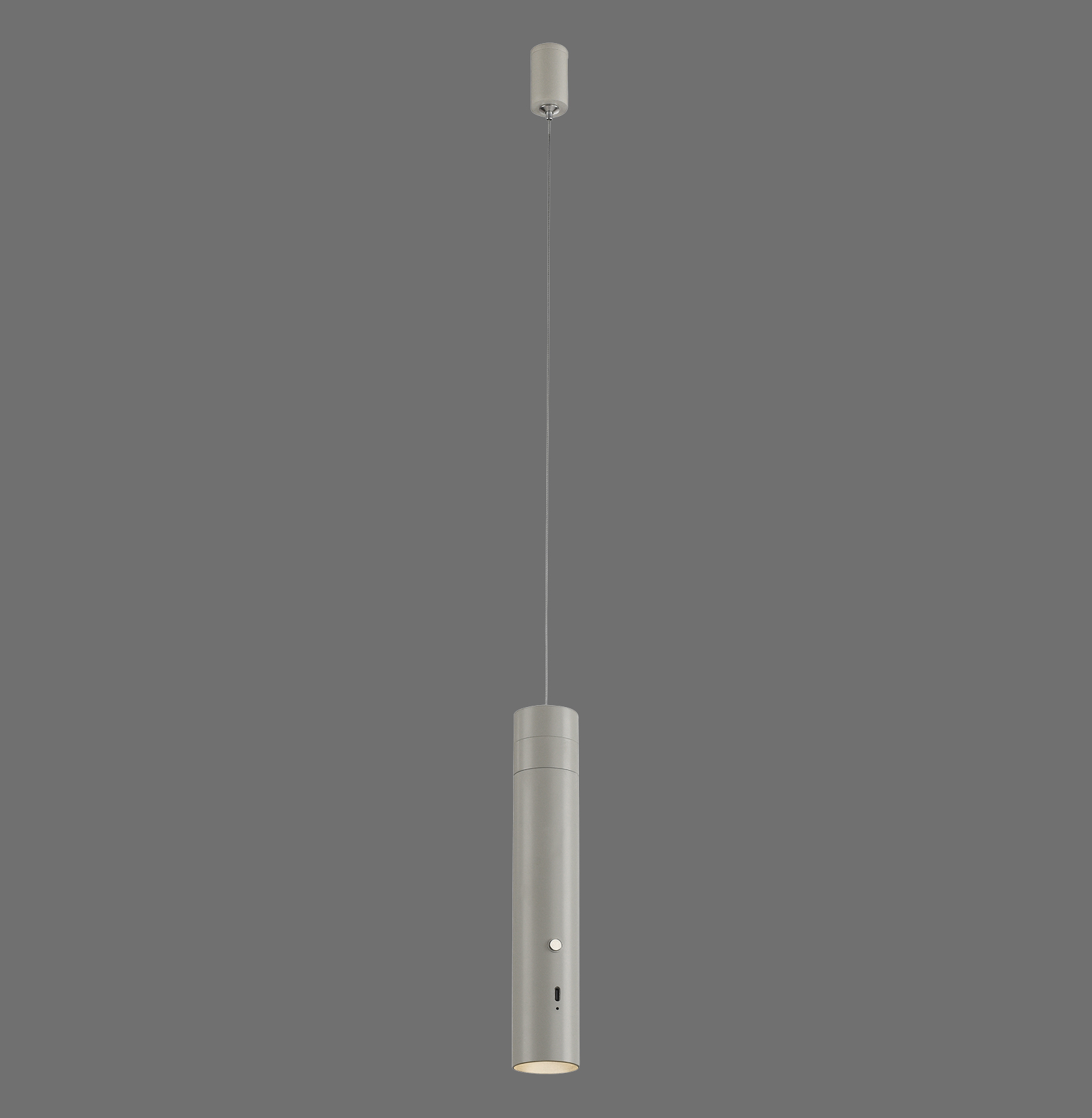 18281-40 ATTACH LAMPA WISZĄCA SZARY