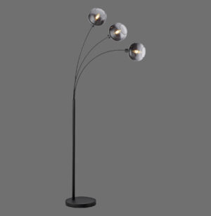 15422-18 ZEA LAMPA PODŁOGOWA CZARNY
