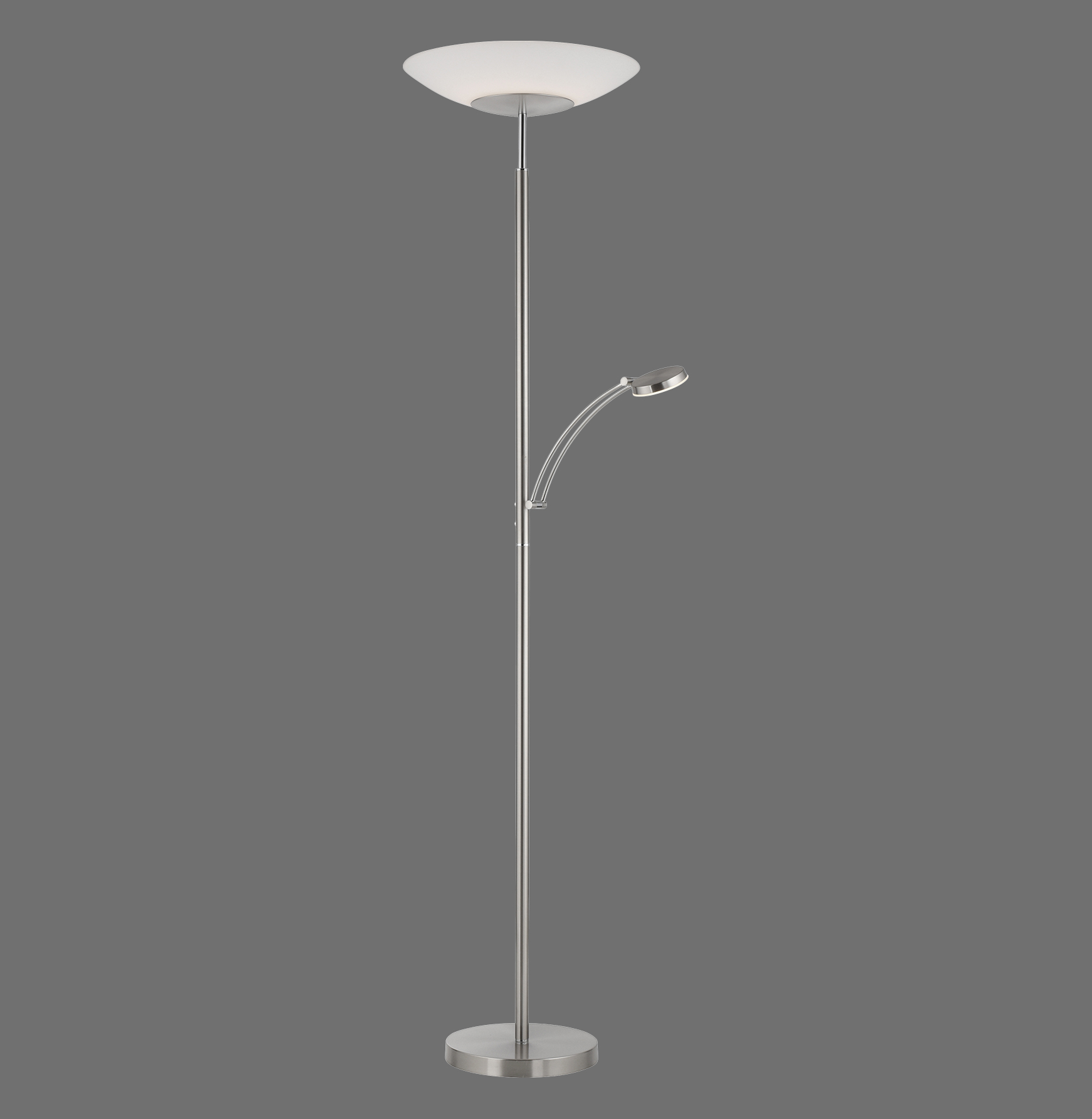 655-55 ALFRED LAMPA PODŁOGOWA STALOWY