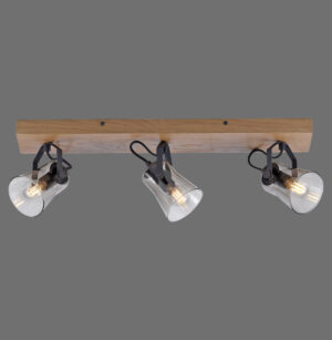 11449-79 GREEN LANGSTRÖM LAMPA SUFITOWA CZARNY/DREWNO