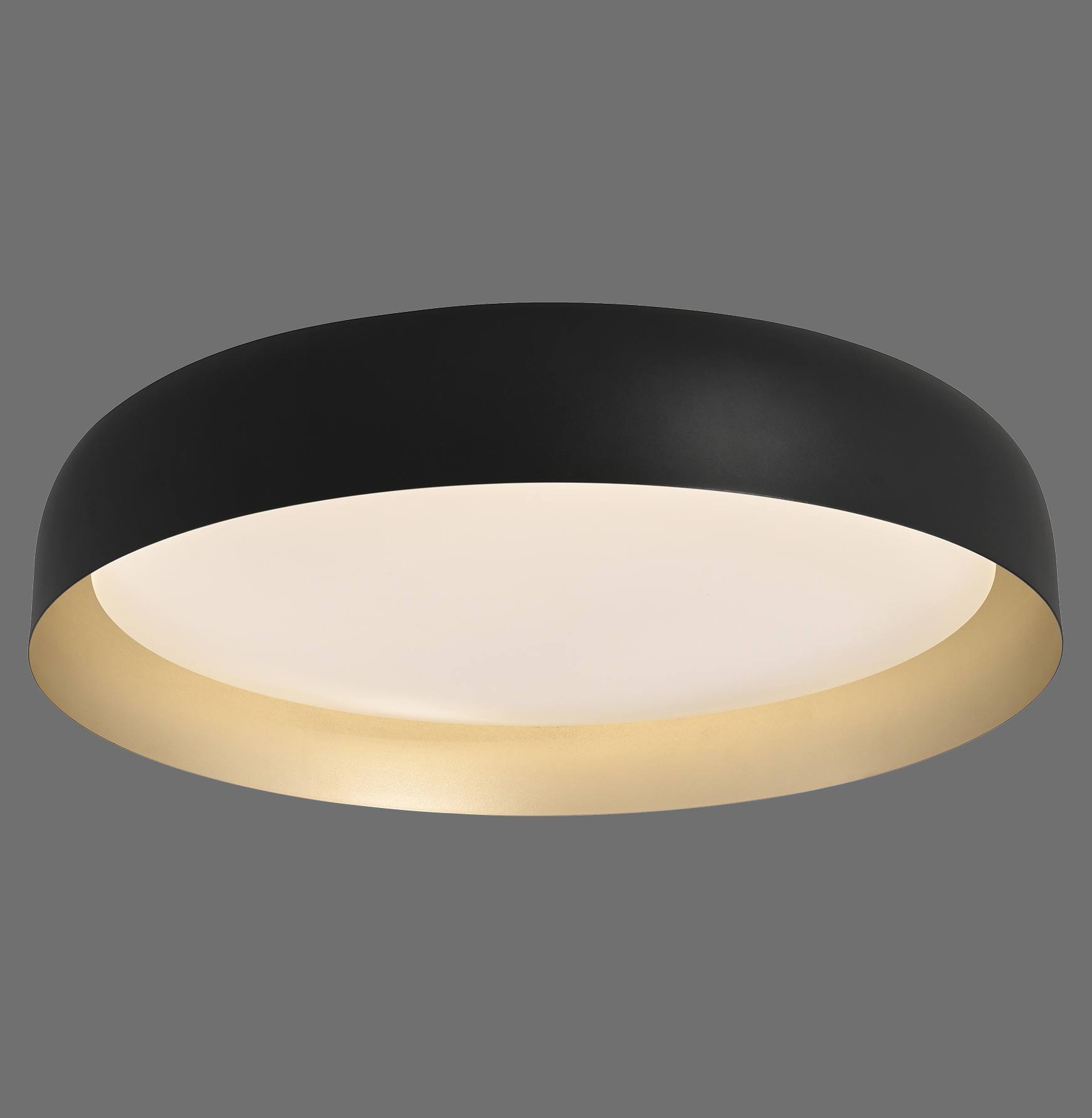14216-18 OSKO LAMPA SUFITOWA CZARNY/ZŁOTY