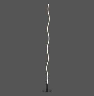 15168-18 WAVE LAMPA PODŁOGOWA CZARNY