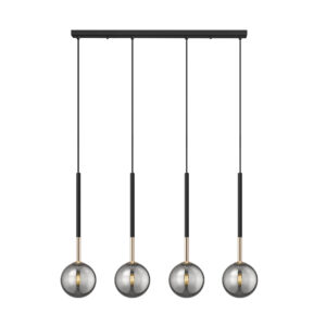 P0574-04D-SDFZ ARCTURUS LAMPA WISZĄCA CZARNO-ZŁOTA/BLACK-GOLD
