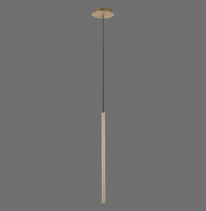 2111-60 FLUTE LAMPA WISZĄCA MATOWY MOSIĄDZ