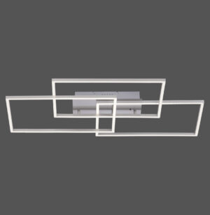 14150-55 IVEN LAMPA SUFITOWA STALOWY