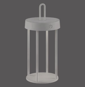 19300-40 ANSELM LAMPA STOŁOWA BEZPRZEWODOWA SZARY