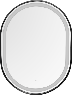 D2383 LUSTRO LED 70/50 CM CZARNE/BLACK