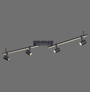 6525-18 BARIK LAMPA SUFITOWA CZARNY