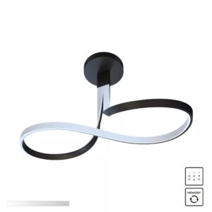 MX9932-1-3BD VISO LAMPA SUFITOWA CZARNA/BLACK