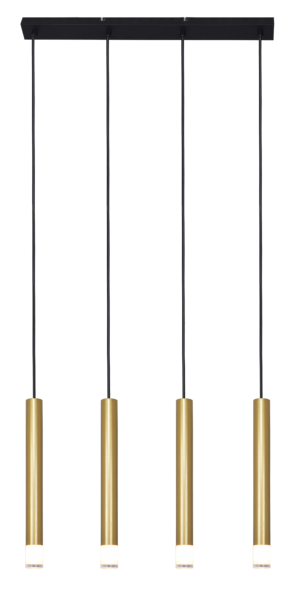 P241125804GD VELIC LAMPA WISZĄCA ZŁOTA+CZARNA/GOLD+BLACK