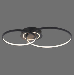 14540-18 ASMINA LAMPA SUFITOWA CZARNY