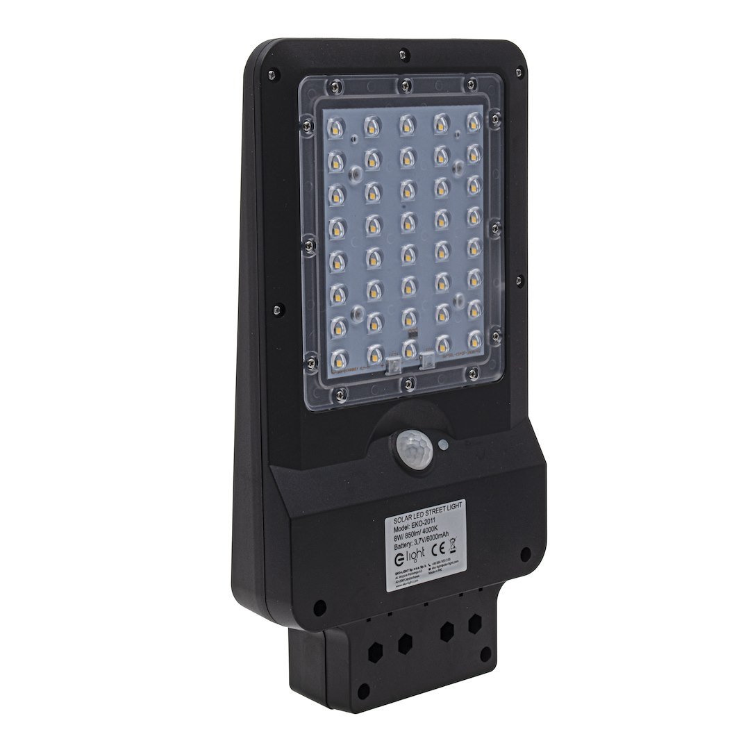 Lampa Solarna Street 8W 4000K - obrazek 3