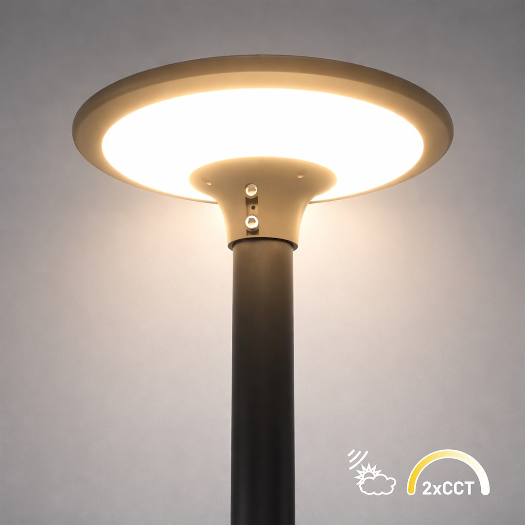 Lampa Solarna Patio 20W 2100lm 3000/4000K 40cm