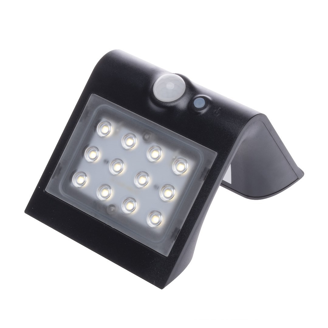 Kinkiet Solarny Butterfly 1,5W Czarny