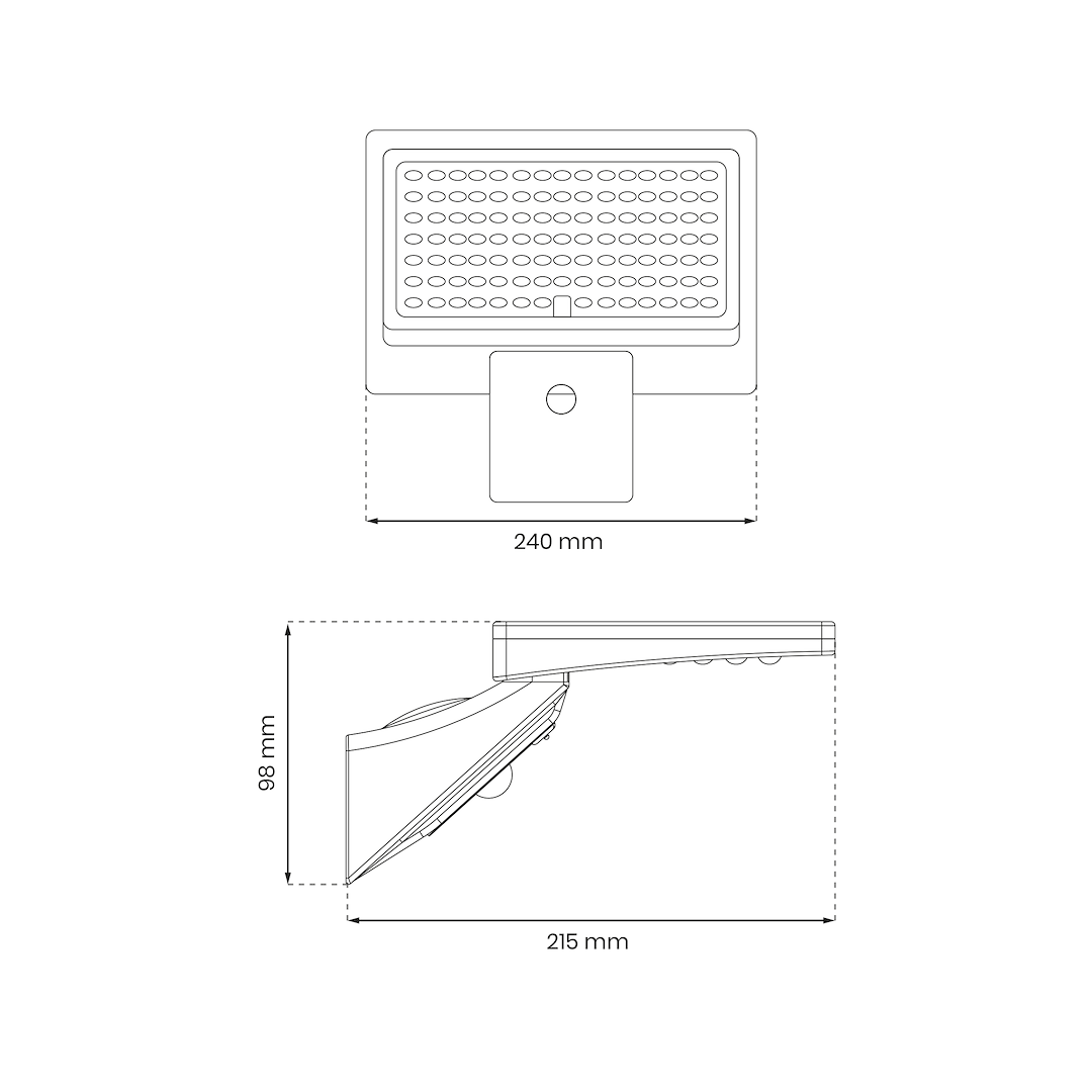 Naświetlacz Solarny Milo 8W 1000lm 4000K - obrazek 8