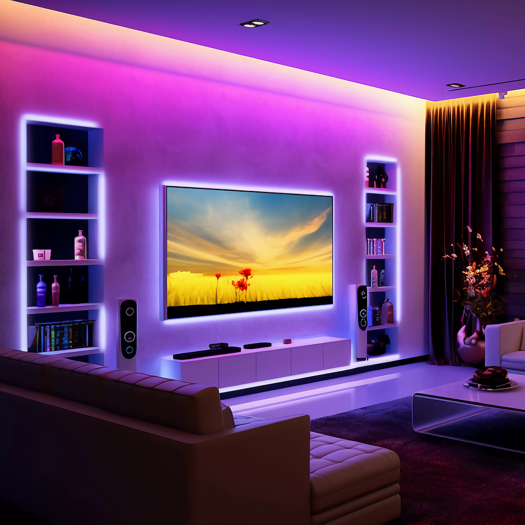 Zestaw Led RGB 3m IP54 Sterownik + Pilot - obrazek 6