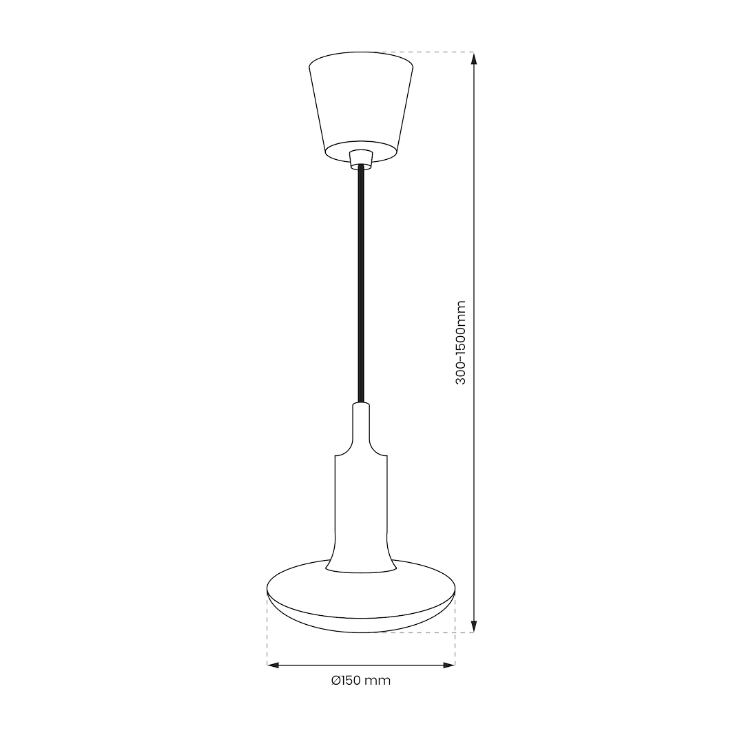 ŻARÓWKA UFO 15W LED CZERWONA+ KABEL W OPLOCIE - obrazek 6