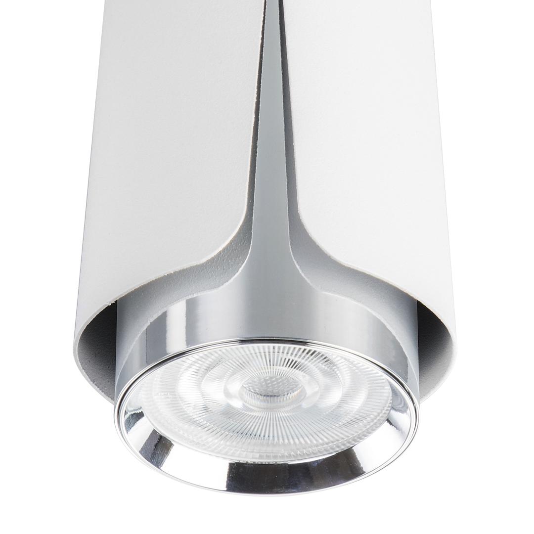 Flower Chrom Biały Downlight 1xGU10 - obrazek 2