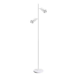 Flower Chrom Biały Lampa Podłogowa 2xGU10