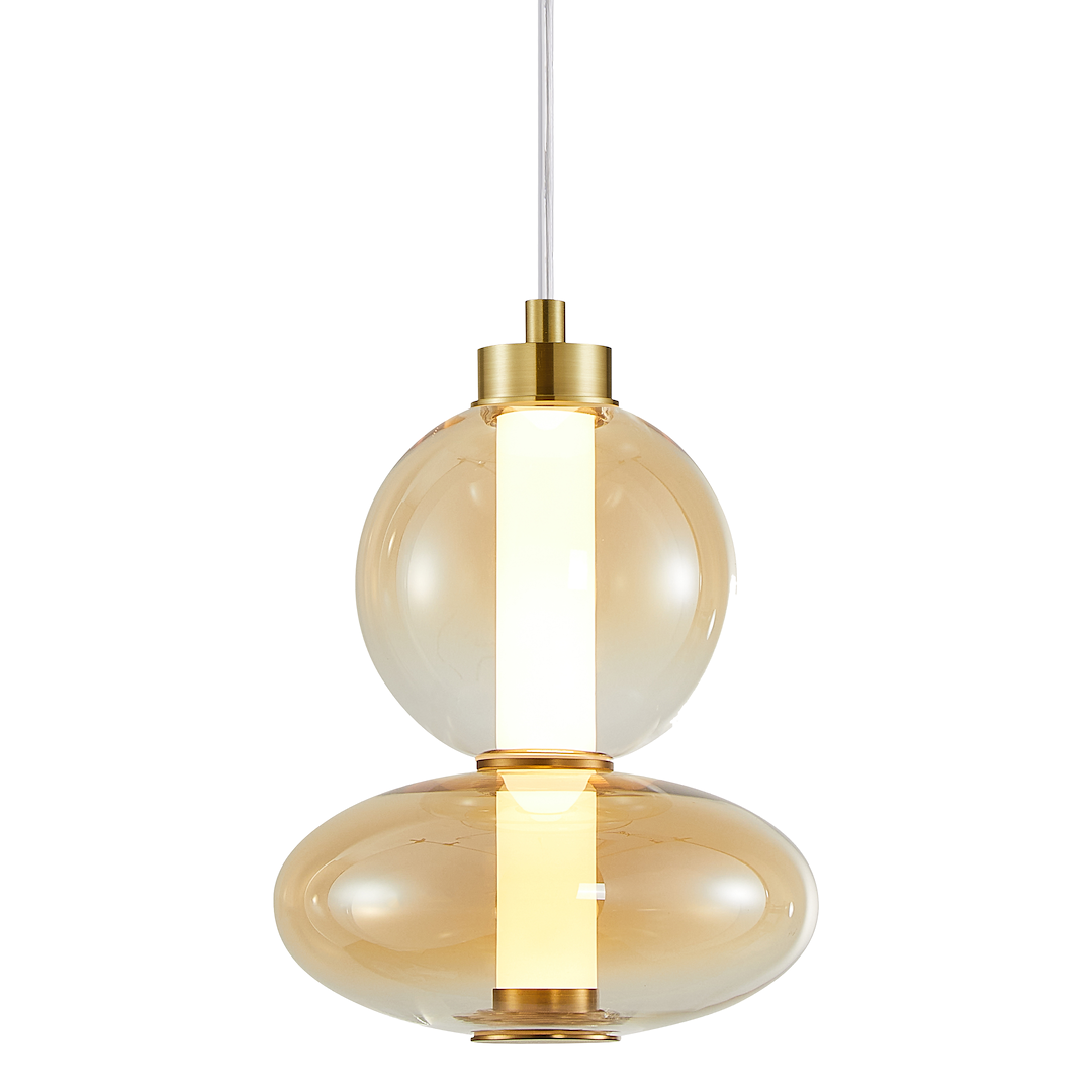 Lampa wisząca DAPHNE AMBER 12W - obrazek 2