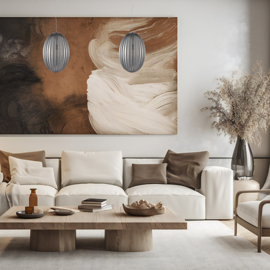 Lampa wisząca BRAGA SMOKED 1xE27 - obrazek 4